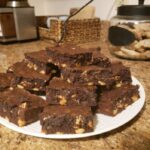 plate of brownies